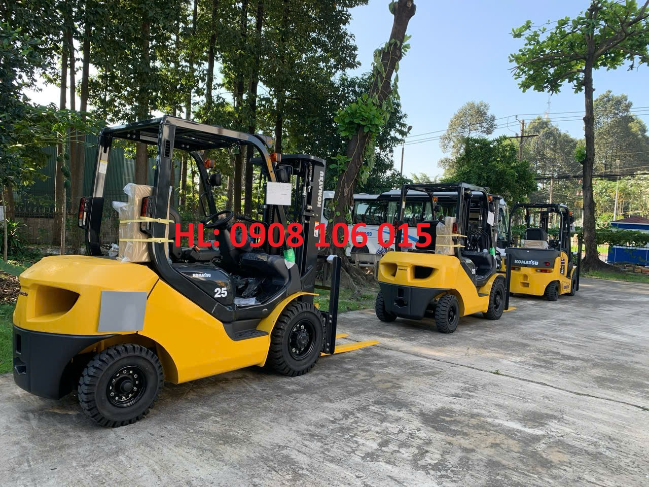 Xe nâng Komatsu mới 100%