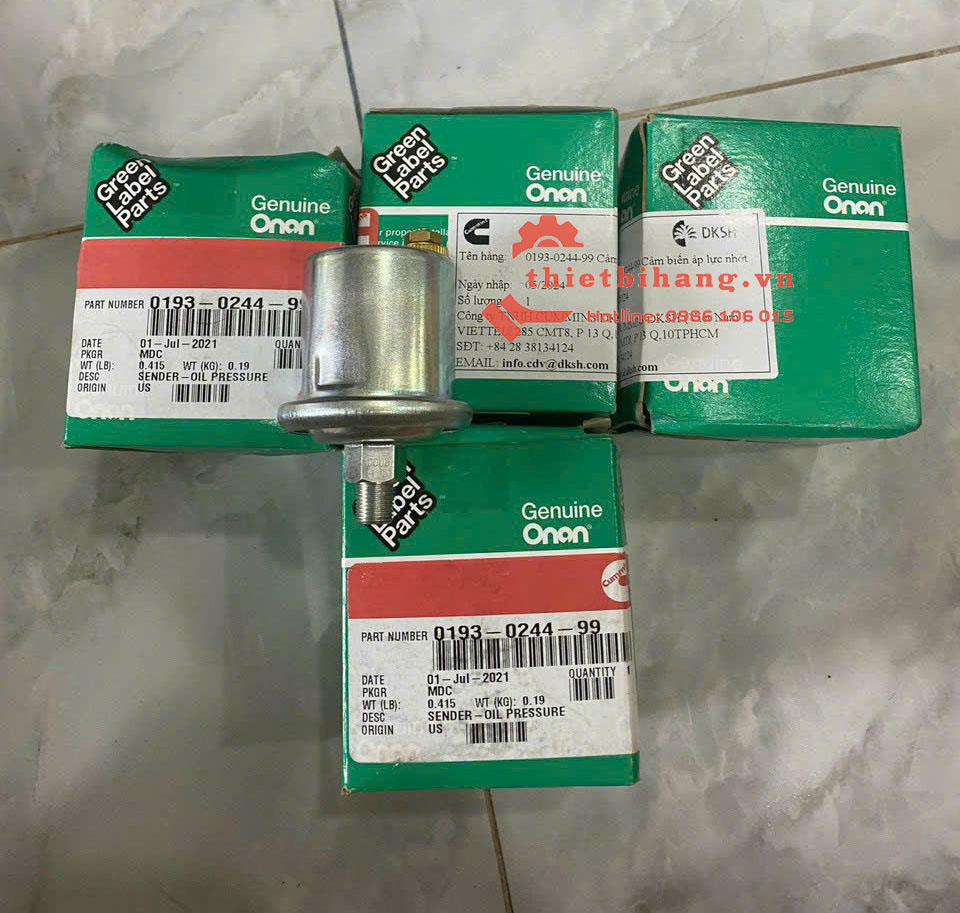 Cảm biến áp suất nhớt 0193-0244-99 Oil Pressure Sender