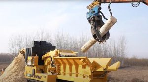 Máy băm dăm gỗ 10 tấn di động hãng Vermeer